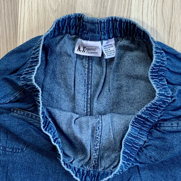 90s K.T. Sport Butterfly Embroidered Jean Shorts - Picture 5 of 8